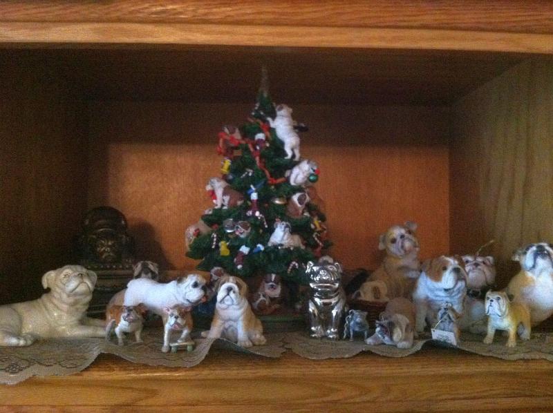 Bulldog Christmas Decorations......